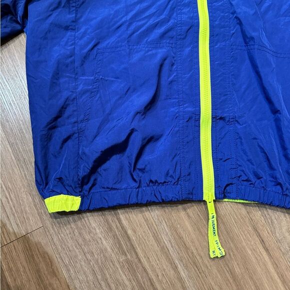 NWOT Free People Movement Varsity Blues Jacket | XLarge | Sapphire & Neon Green‎ - Picture 8 of 8